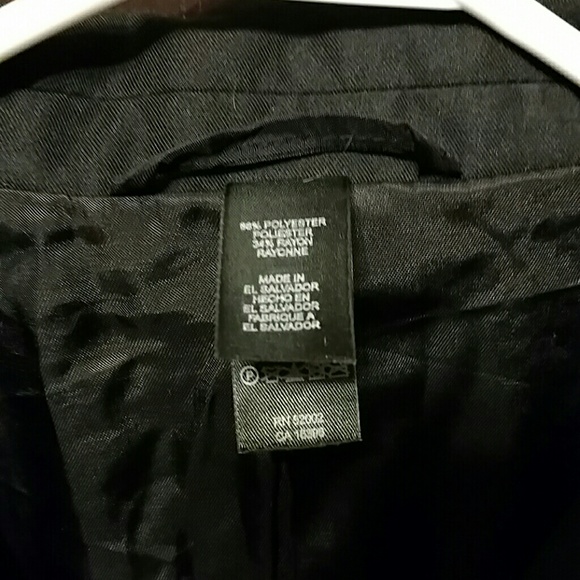 Black single breasted suit jacket - Picture 3 of 4