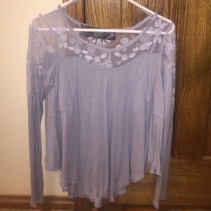 SALE!!! Free People Long Sleeve Lace Shirt
