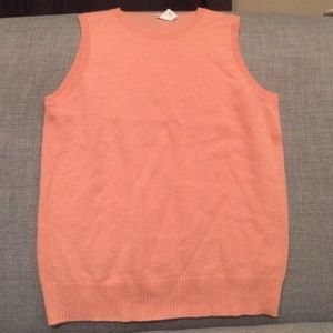 J Crew 100% Cashmere sweater vest