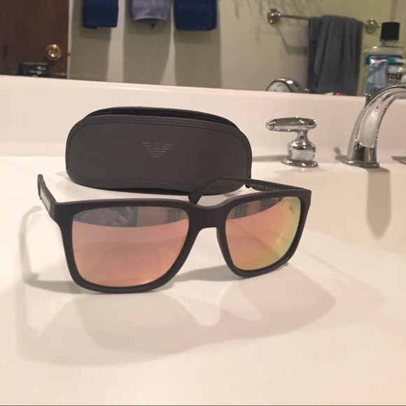 Emporio Armani polarized sunglasses.