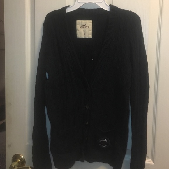 Long navy blue Hollister sweater