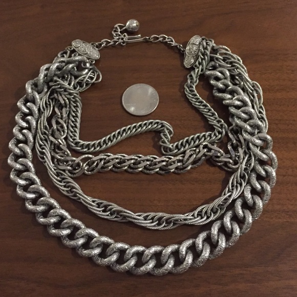 Vintage Jewelry - Gorgeous vintage multi chain rock n roll necklace Vintage Jewelry - Gorgeous vintage multi chain rock n roll necklace