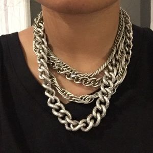 Vintage Jewelry - Gorgeous vintage multi chain rock n roll necklace Vintage Jewelry - Gorgeous vintage multi chain rock n roll necklace