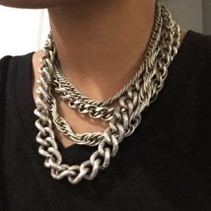 Vintage Jewelry - Gorgeous vintage multi chain rock n roll necklace Vintage Jewelry - Gorgeous vintage multi chain rock n roll necklace
