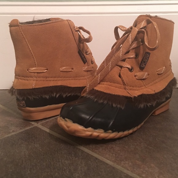 Sporto Phoebe Tan Duck Boots - 8