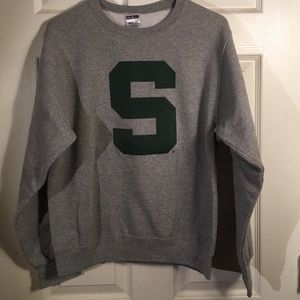 Michigan State University crew sweater
