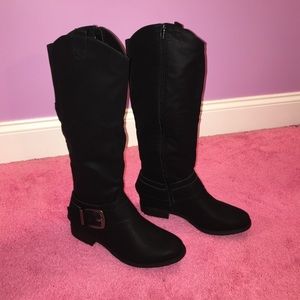 Ruff Hewn Black Riding Boots