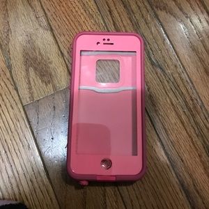 Pink iPhone 6 lifeproof case