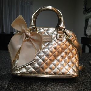 Gold Betsey Johnson Purse