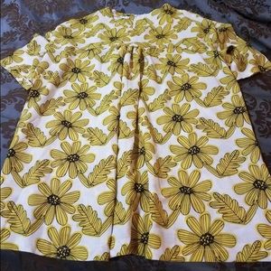 Sunflower tunic top