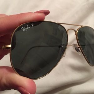 Ray-ban polarized aviators
