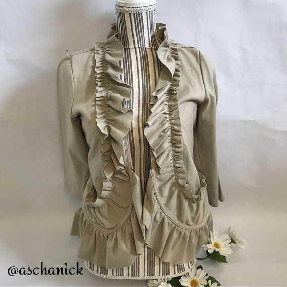 down Jackets & Blazers - Ruffled blazer!