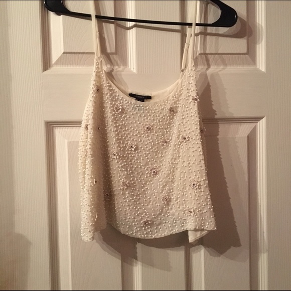 White beaded top!
