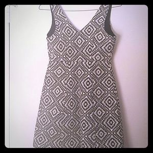 REDUCED!!! Hollister black and white print dress
