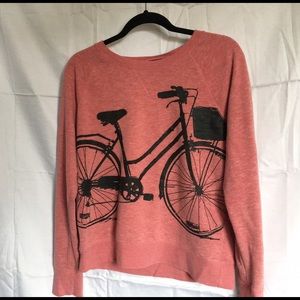 Bike print sweater