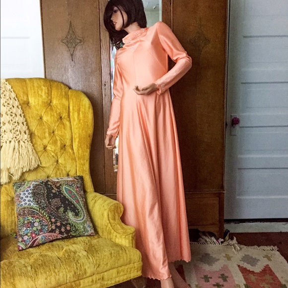 HOLD ❌ Vintage Peach Dress {EUC!}