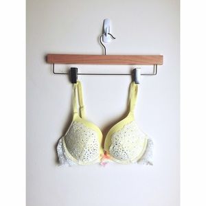 Victoria's Secret Yellow Push-Up Bra