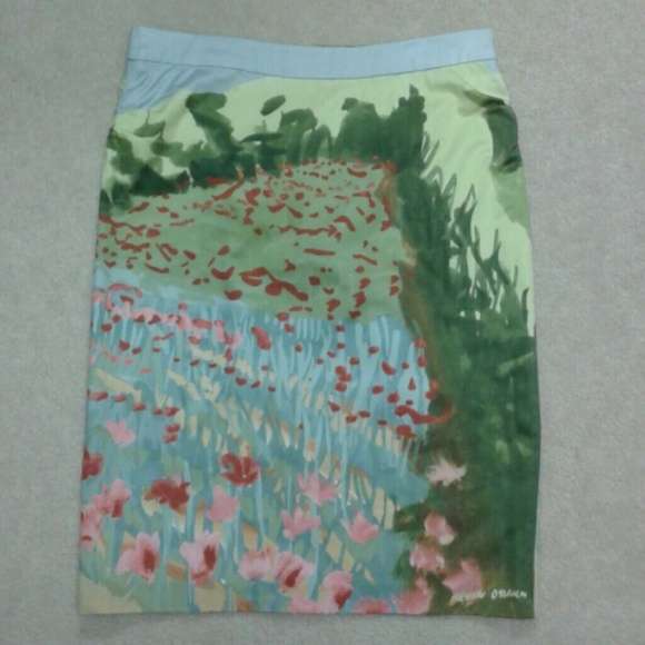 Anthropologie pencil skirt by Kevin O'Brien Studio