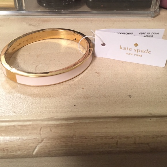 Kate Spade Pale Pink Idiom Bangle NWT