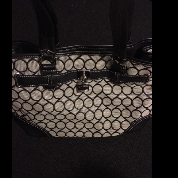 Nine West black and gray bag - Picture 3 of 5