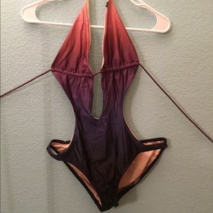 Victoria Secret Ombre sexy One piece bathing suit