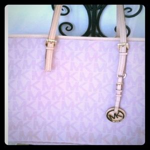Pink MK Tote Bag