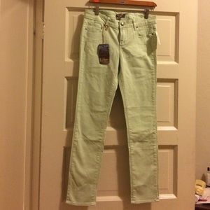 Paige Mint "Peg Skinny" Jeans sz 29 NWT