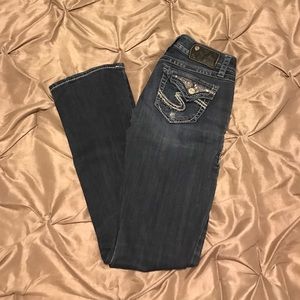 Silver jeans