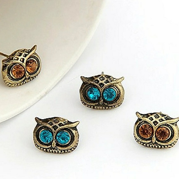 🔻Final🔻 Retro Cute Lovely Big Eye Owl Earrings - Picture 3 of 7