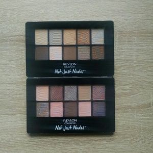 2 NEW revlon not just nudes eyeshadow palettes