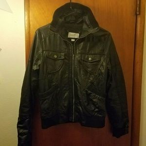 Faux Leather Jacket