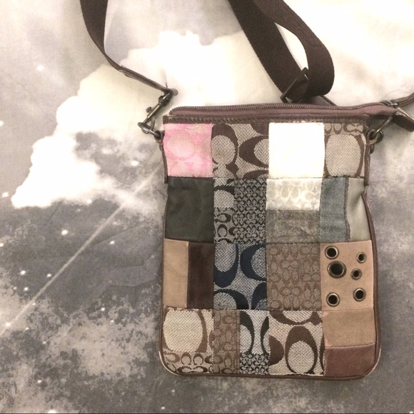 Coach Handbags - Coach patchwork crossbody