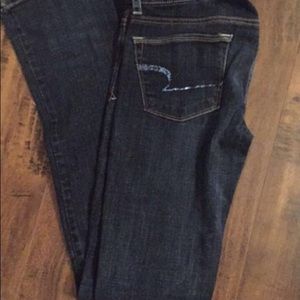 Jeans. American eagle skinny kick. Size 6 long