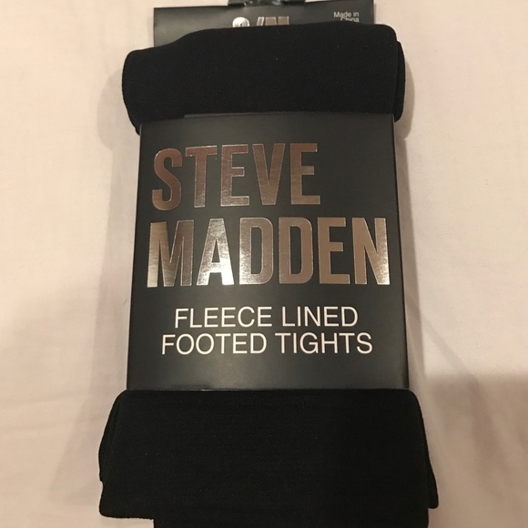 ❄️ NWT Steve Madden Fleece Lined Footed Tights