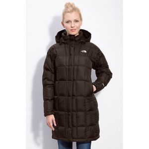 The North Face Metropolis Brown Parka Coat