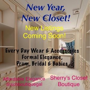 Closet Re-Organization with new listings coming!