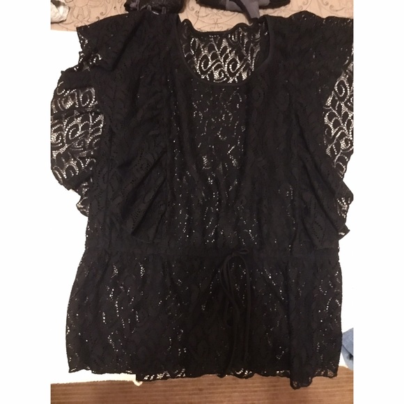 Black Lace blouse