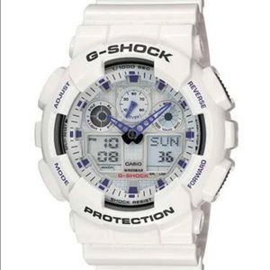 WHITE/PURPLE G-SHOCK WATCH