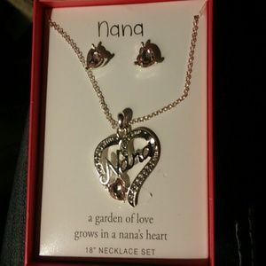 Necklace earring set for nana