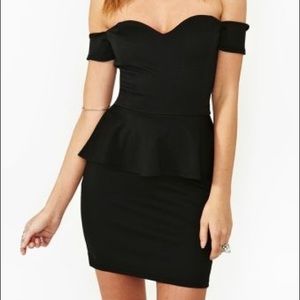 Nasty Gal Peplum Dress