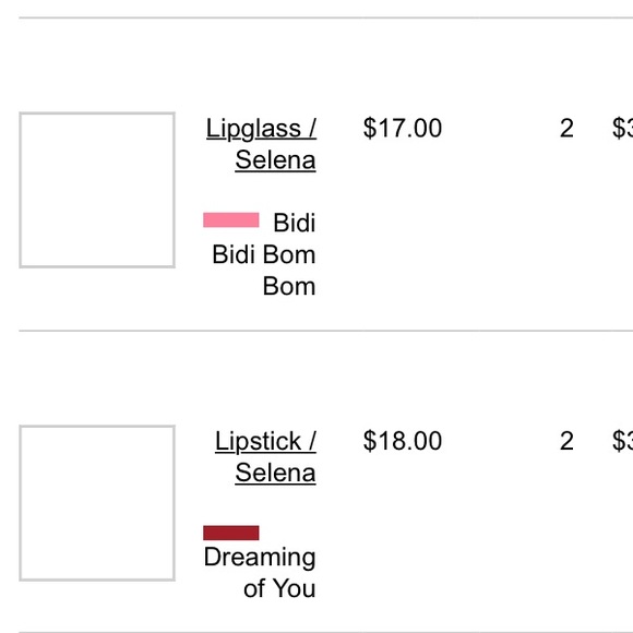 Selena X MAC lip gloss and lipstick - Picture 3 of 3