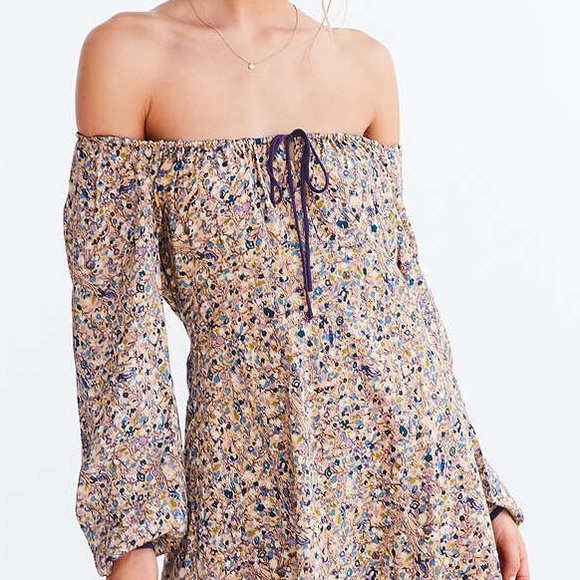 Off shoulder mini prairie dress 0 XS - Picture 3 of 6