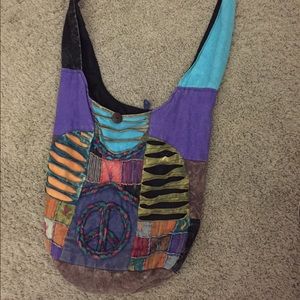 Cross body "boho/hippie" bag
