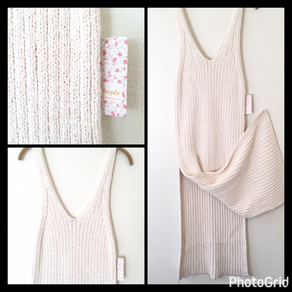 "RIB SWEATER" TANK DRESS - Picture 3 of 3
