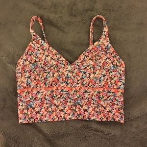 Lululemon Floral sports bra