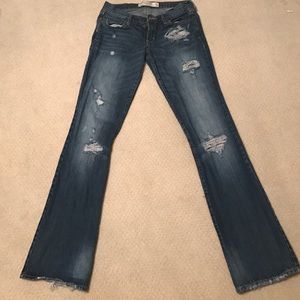 Abercrombie & Fitch Distressed Flare Jeans