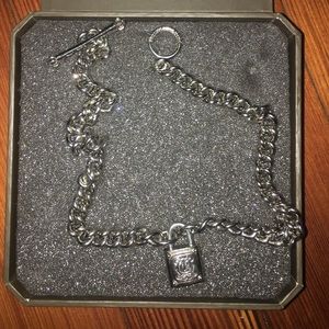 Juicy couture silver necklace