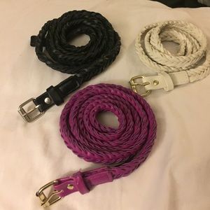 Set of 3 belts!
