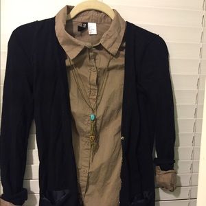 Long button down shirt