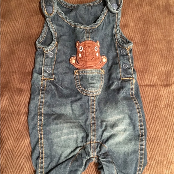 Denim overalls